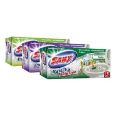PASTILHAS SANITÁRIAS ADESIVAS (CARTELA C/ 03 UN) SANY